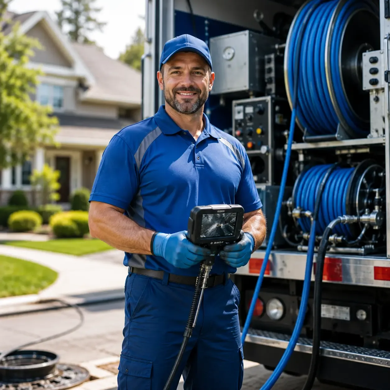 Local outdoor drain cleaning specialists in Oostburg, WI